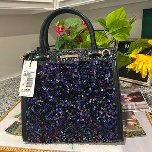 Brahmin Black Monento Small Caroline